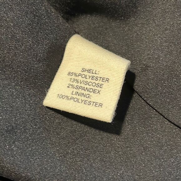 Marled Womens Notched Lapel One Button Lined‎ Blazer Jacket Multicolor XL NWT - Picture 5 of 7